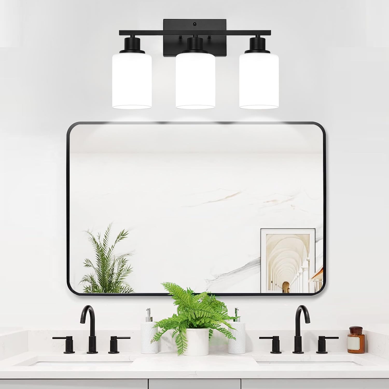 MOKATNG light installed up or down for vanity and mirror layouts