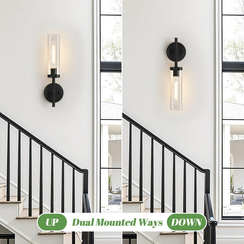 MOKATNG hardwired sconce with included hardware for easy setup