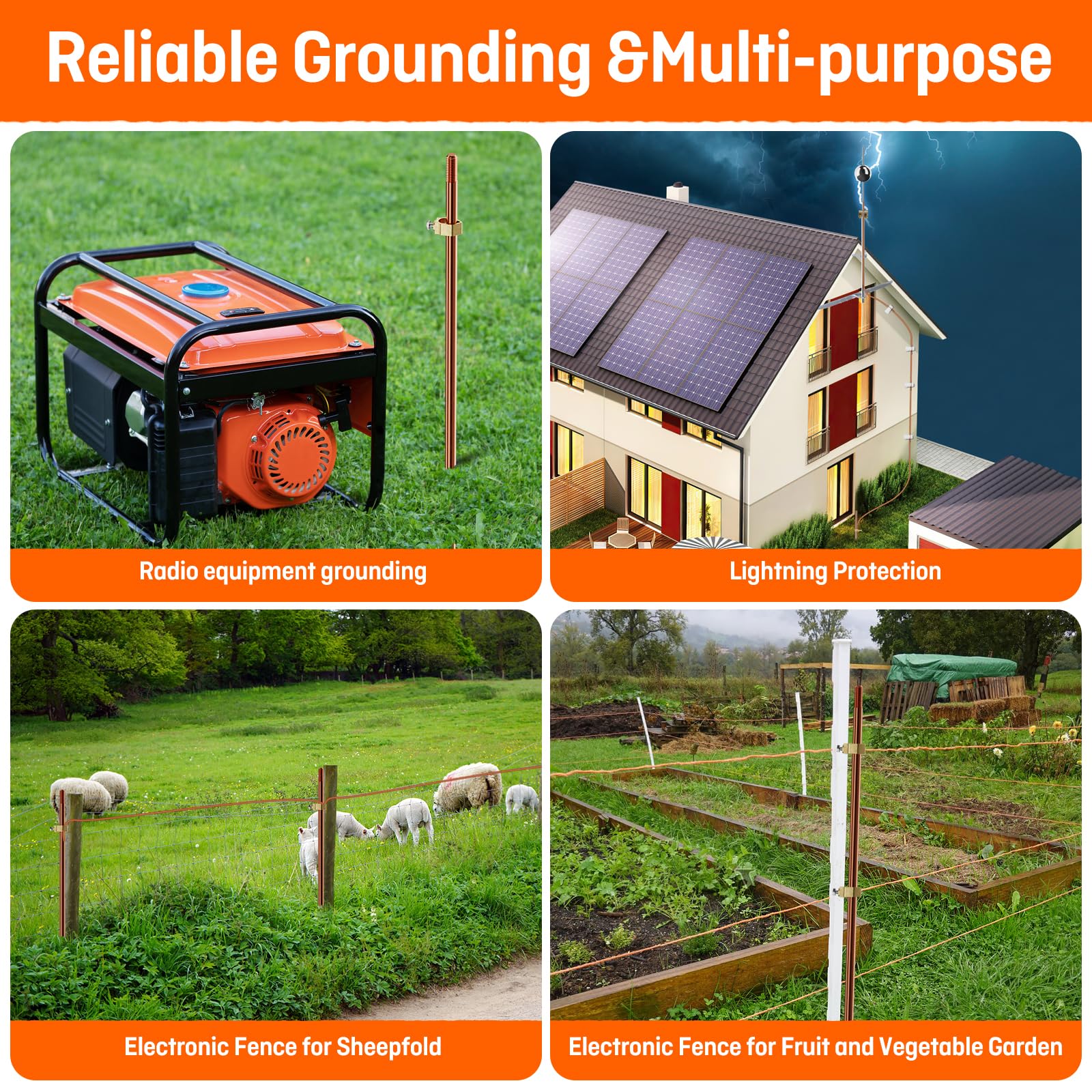 MOKIKUBA outdoor grounding assembly ready for harsh environments