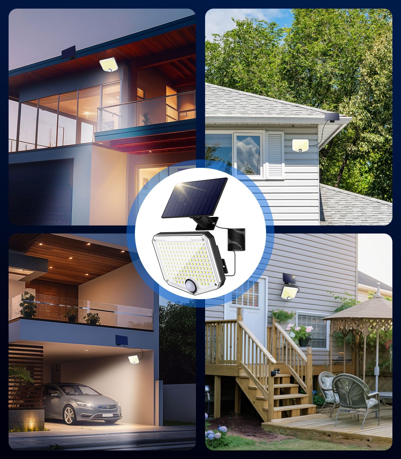 MoKo-solar-lights-wall-eave-post-clip for tidy wiring and flexible mounting.