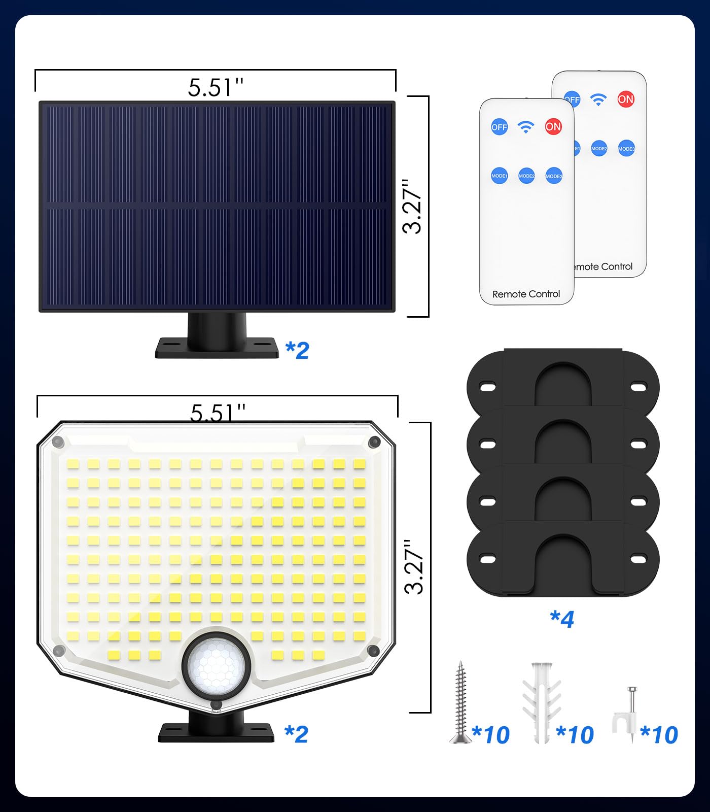MoKo-two-pack-lights-setup offers coverage for multiple outdoor areas.