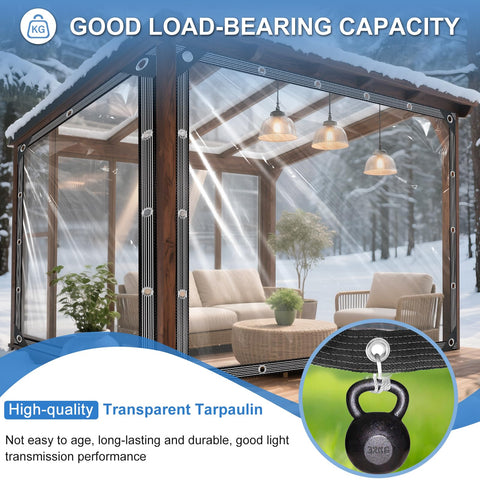 Mokoey tarp for patio setups keeps space dry without blocking light.