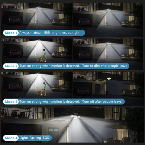 Mokot Solar Lights with remote control for easy mode changes from afar.