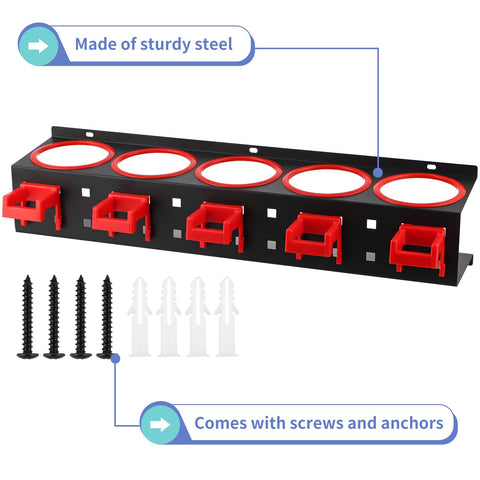 MOLIGOU wall-mount installation kit includes screws and anchors