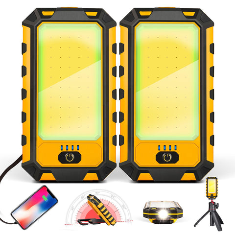 Molrebe LED Work Light front view with 1500LM brightness for job sites