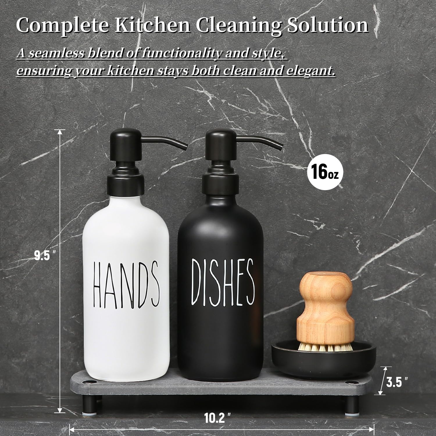 MOMEEMO hand soap bottle pump for convenient hand washing.