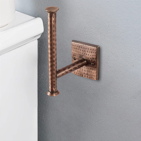 Monarch Abode bathroom tissue holder installed as wall mount in narrow spaces
