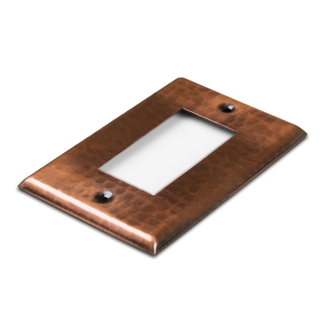 Monarch Abode brushed gold wall plate adds warm metallic detail to fixtures