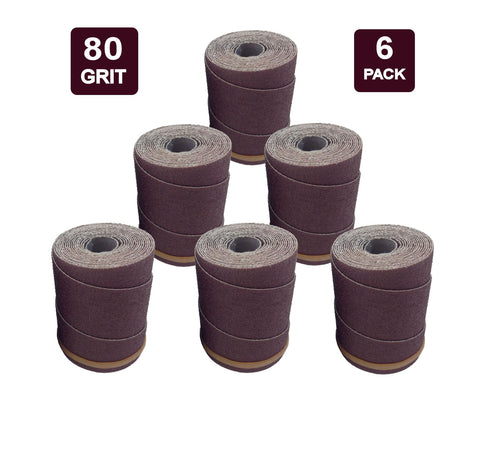 MONARCH INDUSTRIAL 80-Grit aluminum oxide wrap close-up for durable sanding