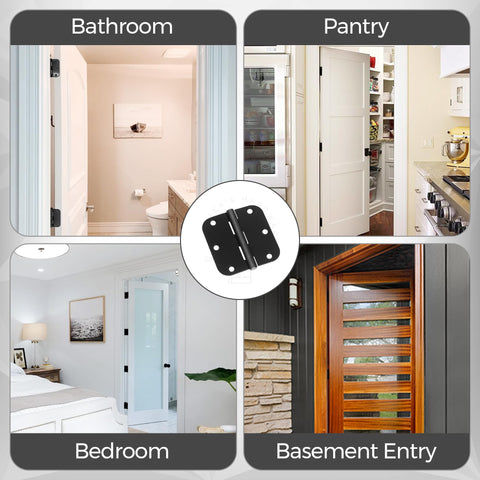 Counter-sink flush installation on Moneek's Hardware hinges demonstrates clean mounting.