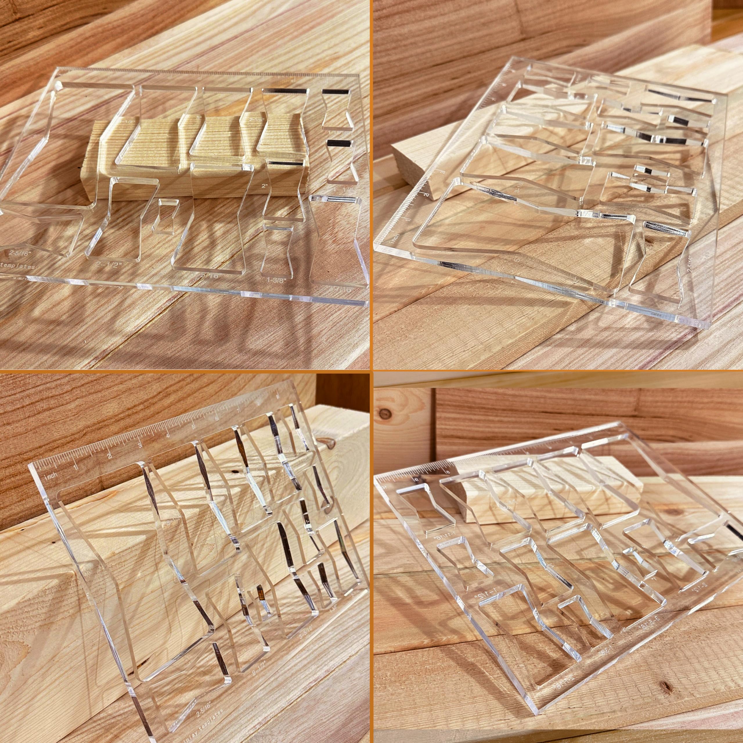 Monliful router template decorative detail for refined inlay work