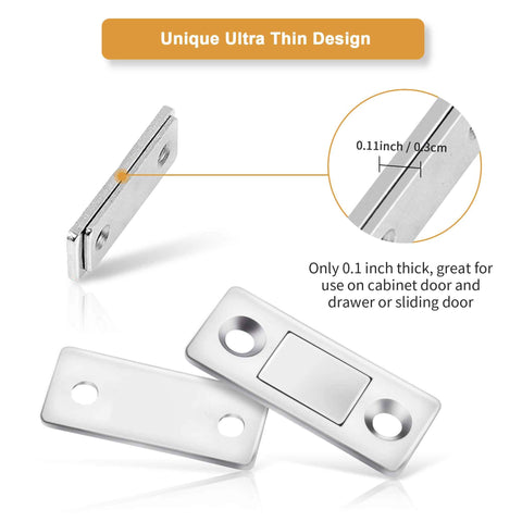 Monliful drawer magnet latch keeps drawers closed securely