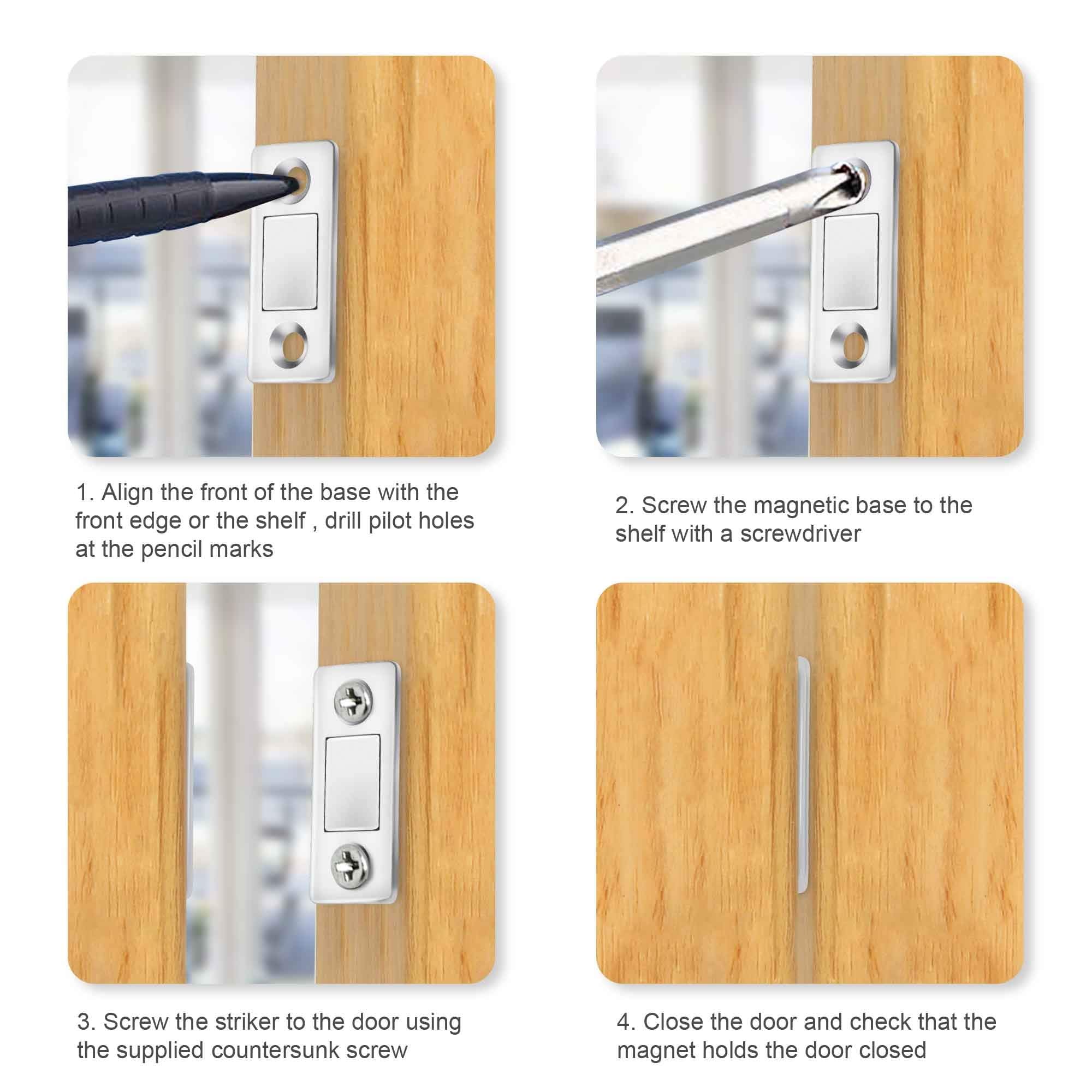 Monliful long-lasting metal magnet resists cracking and wear