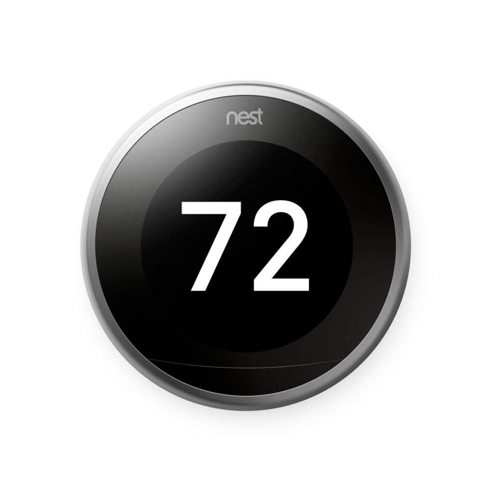 Monoprice Nest Thermostat 3rd Gen display close-up highlights bright, easy-to-read screen.