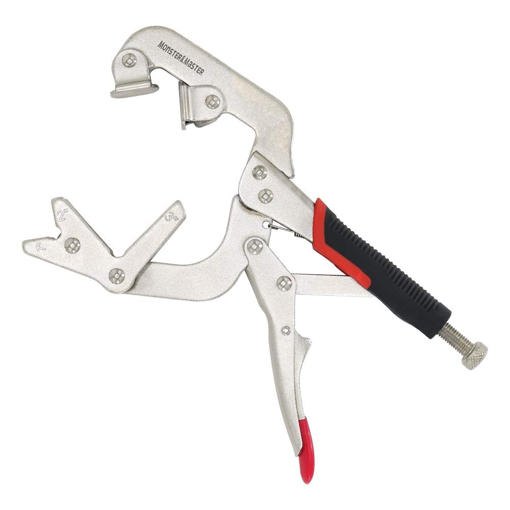 Monster & Master reinforced joints with rivets add durability in daily welding use.