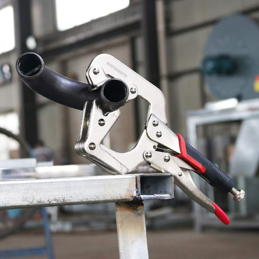 Monster & Master thumbscrew pressure adjustment lets you tailor clamping force.