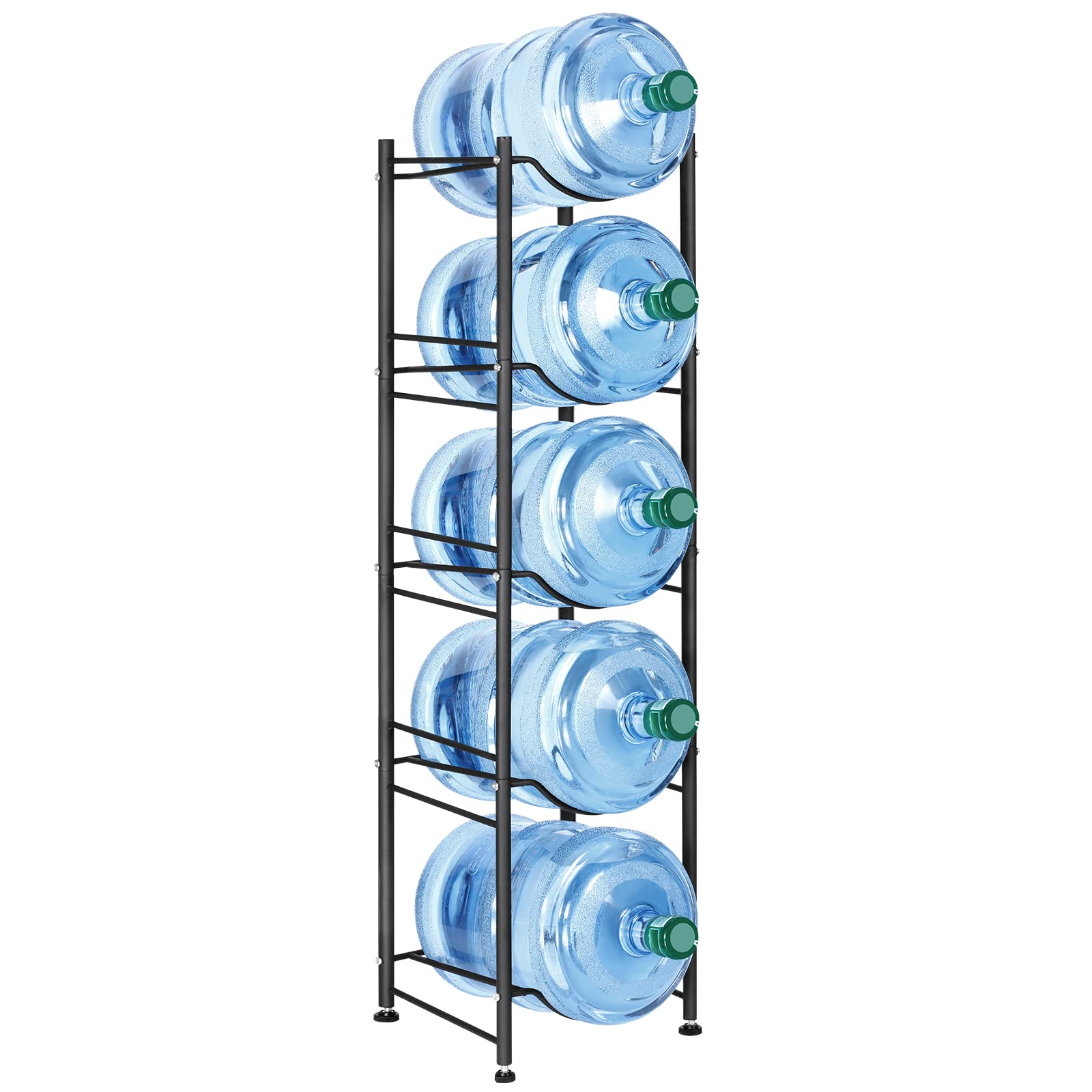 MOOACE 5-gallon water jug holder front view highlights space-saving design
