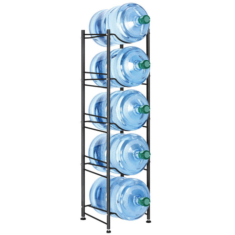 MOOACE 5-gallon water jug holder front view highlights space-saving design