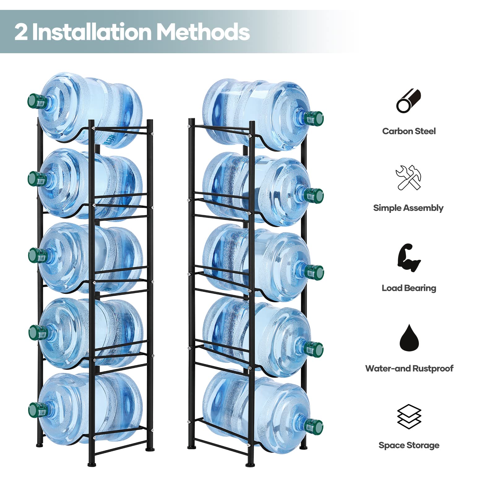 MOOACE detachable water dispenser stand assembled for flexible placement