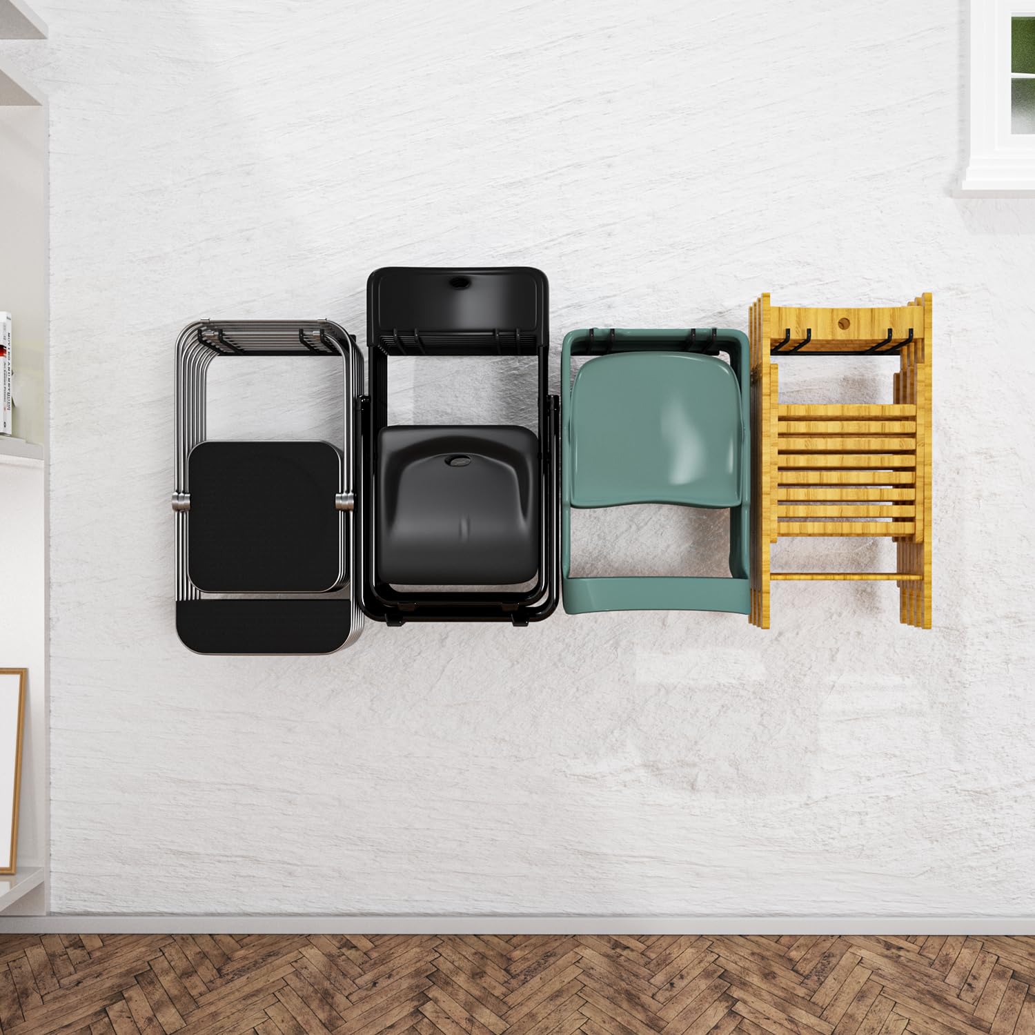MOOMSINE multi-use organizer ideal for camping chairs and garden tools