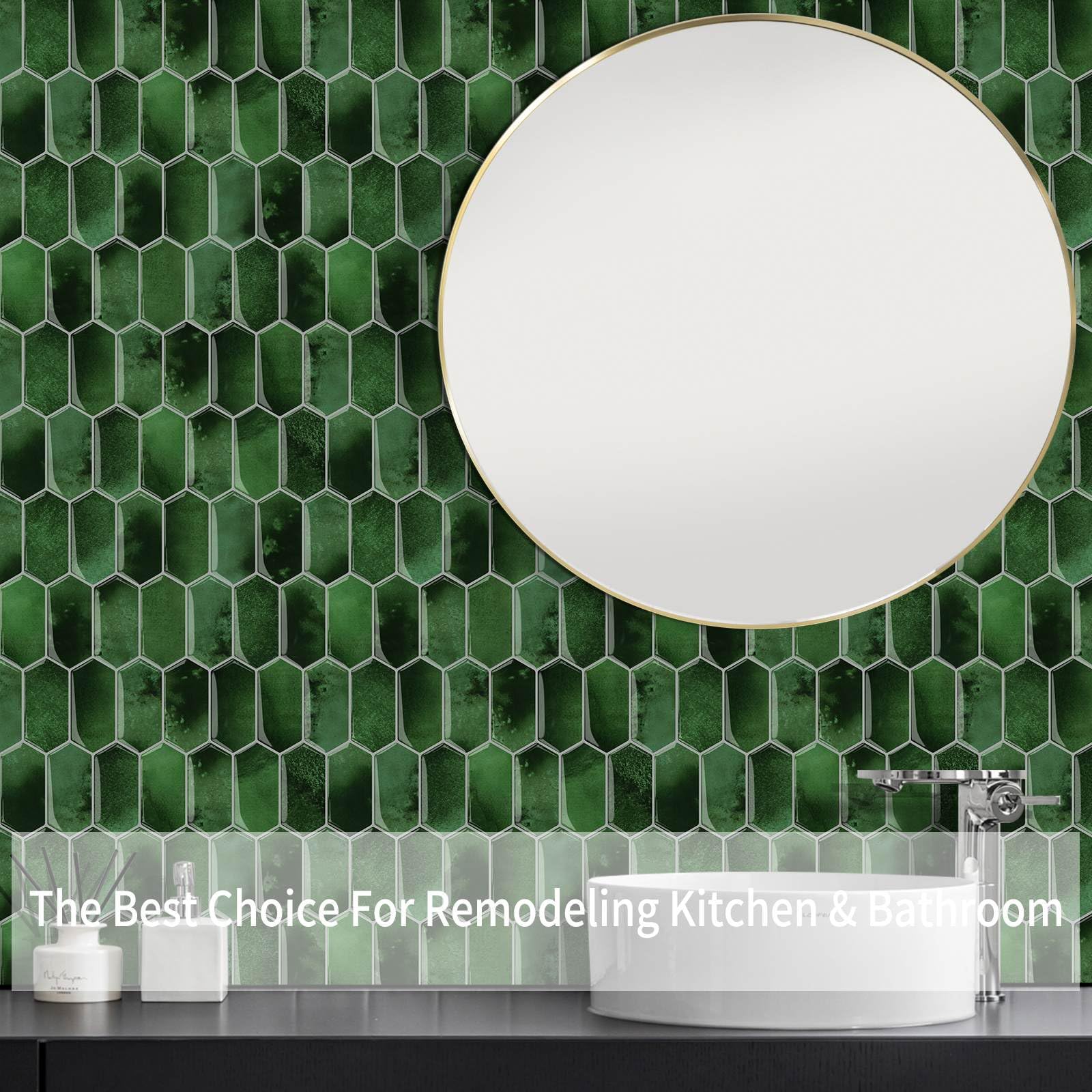 MOONFUN 3D hexagon pattern adds depth and style.