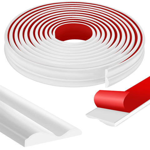 Moonoom 20ft wall molding on smooth drywall for quick, modern trim.