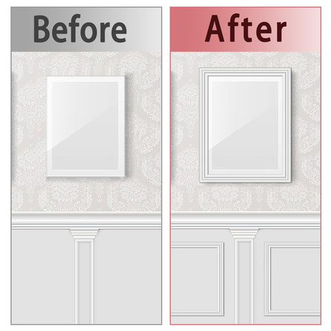 Moonoom bathroom-ready trim supports adhesion in humid spaces.