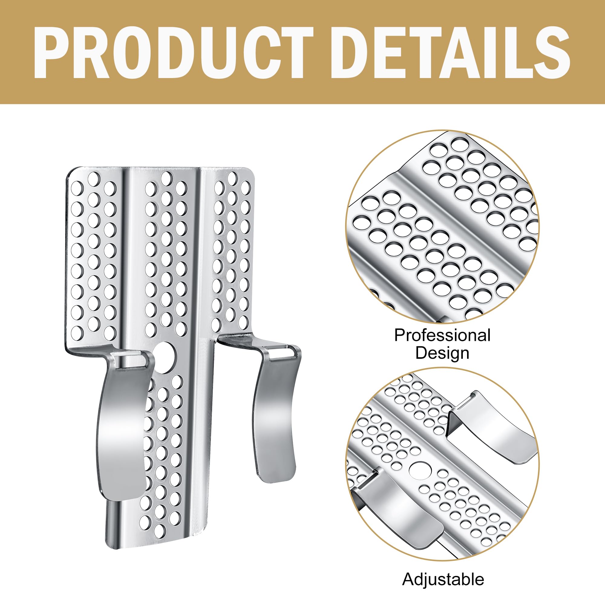 Moonoom fastener clip close-up for secure 1/2-inch drywall repair