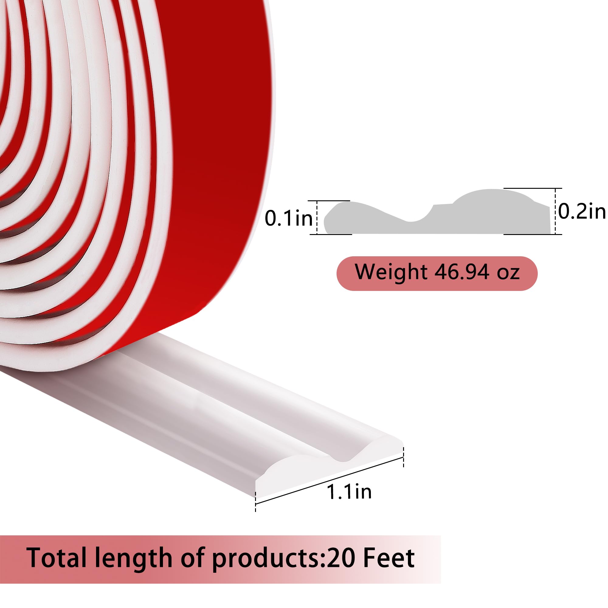 Moonoom self-adhesive 3D chair rail panel enhances walls with easy decor.