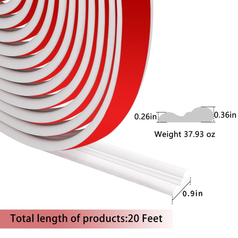 Moonoom self-adhesive back enables tool-free, clean installation
