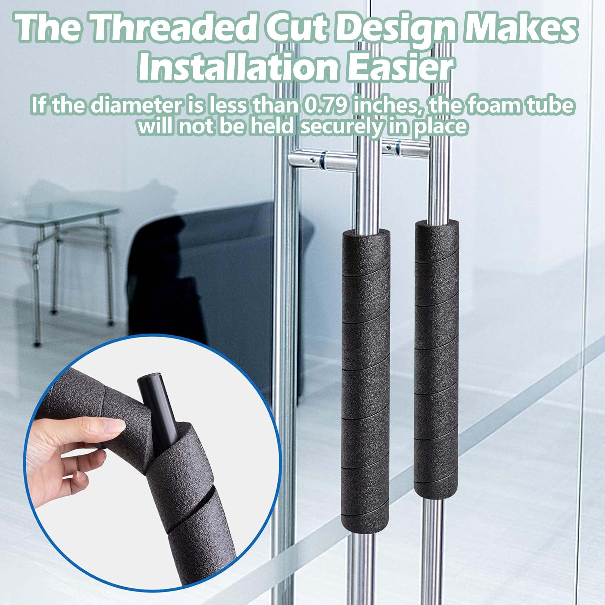 Moonoom snake-wrap foam provides protective padding on irregular bars.