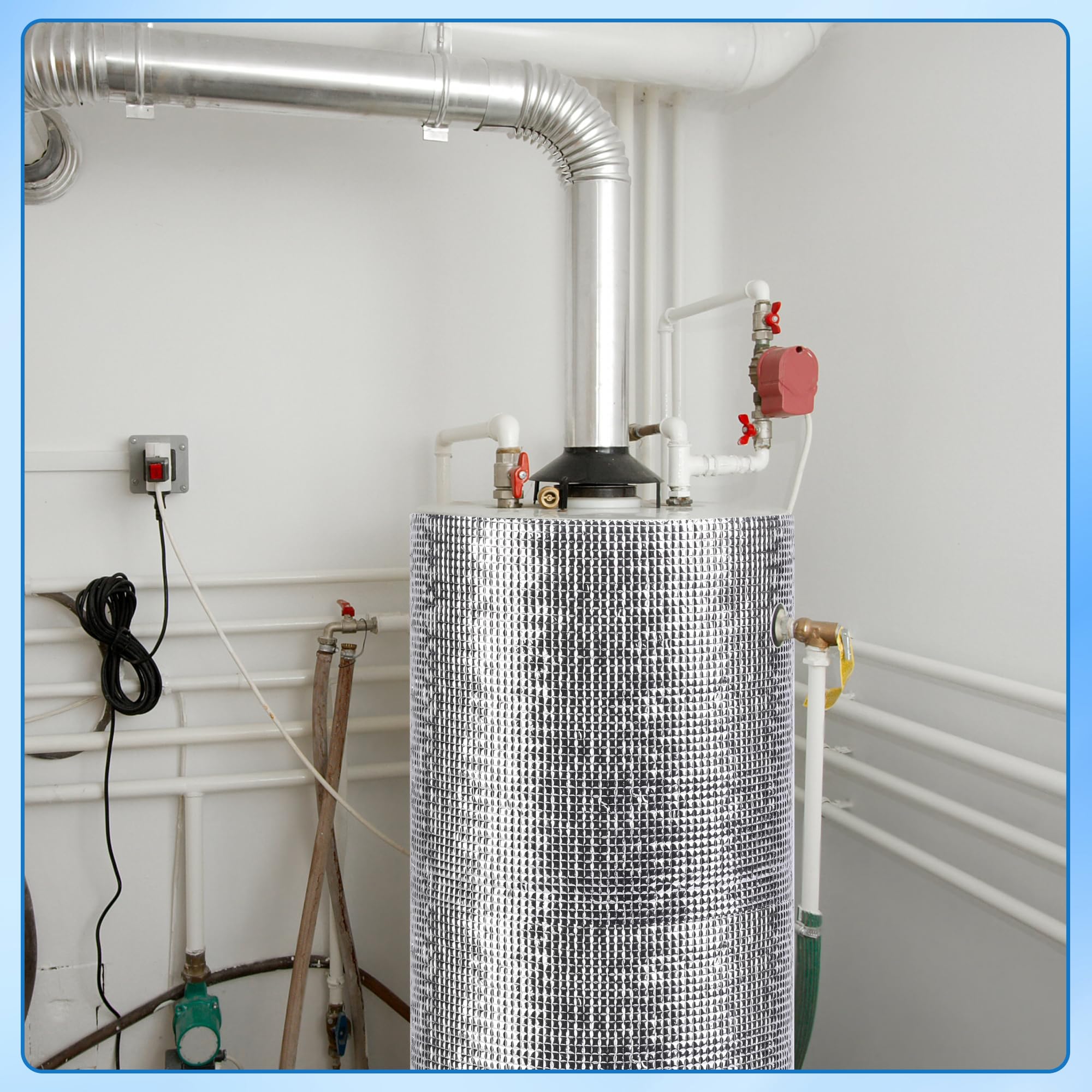 Moonoom sturdy water heater jacket keeps hot water ready and efficient