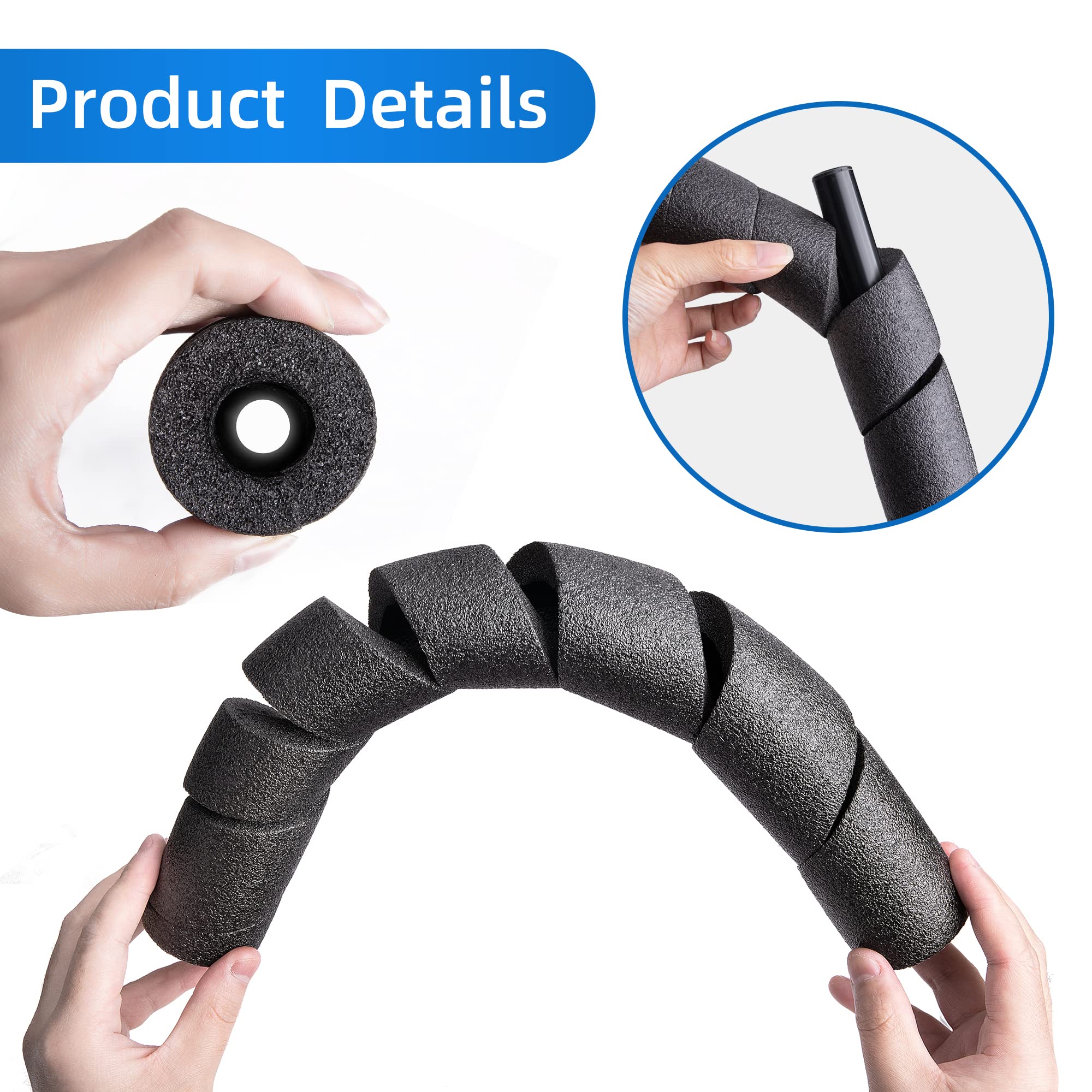 Moonoom water pipe insulation foam for safe, soft cushioning on daily plumbing.