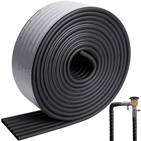 Moonoom water pipe insulation tape on a pipe to prevent freezing and heat loss