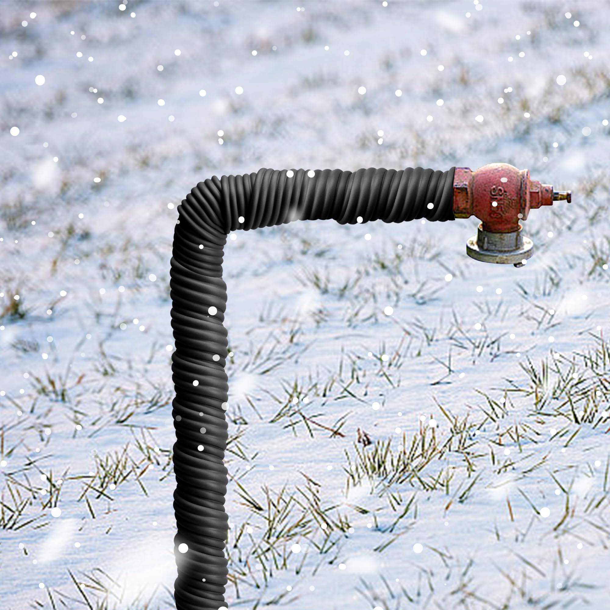 Moonoom winter pipe protection keeps water warmer for longer