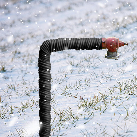 Moonoom winter pipe protection keeps water warmer for longer