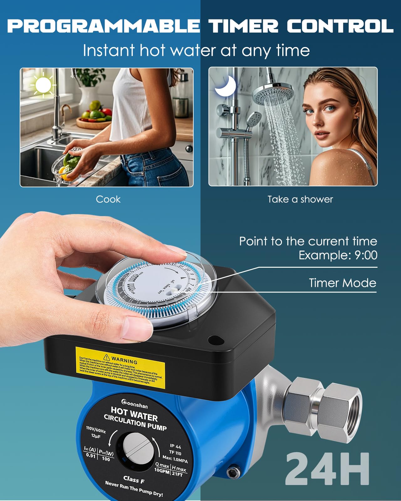 Moonshan bypass valve kit highlights lead-free, non-toxic components for long-term safe use.