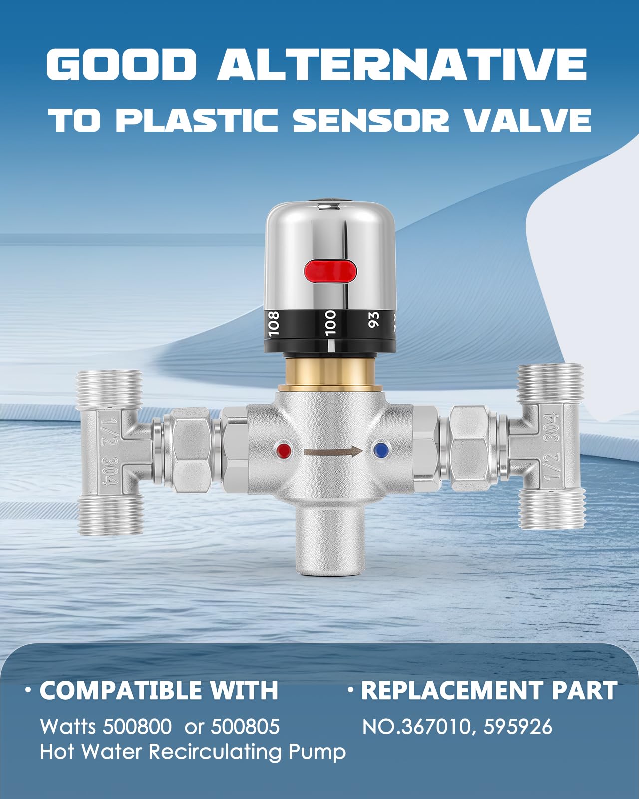 Moonshan hot water flow to every faucet in seconds reduces wait time.
