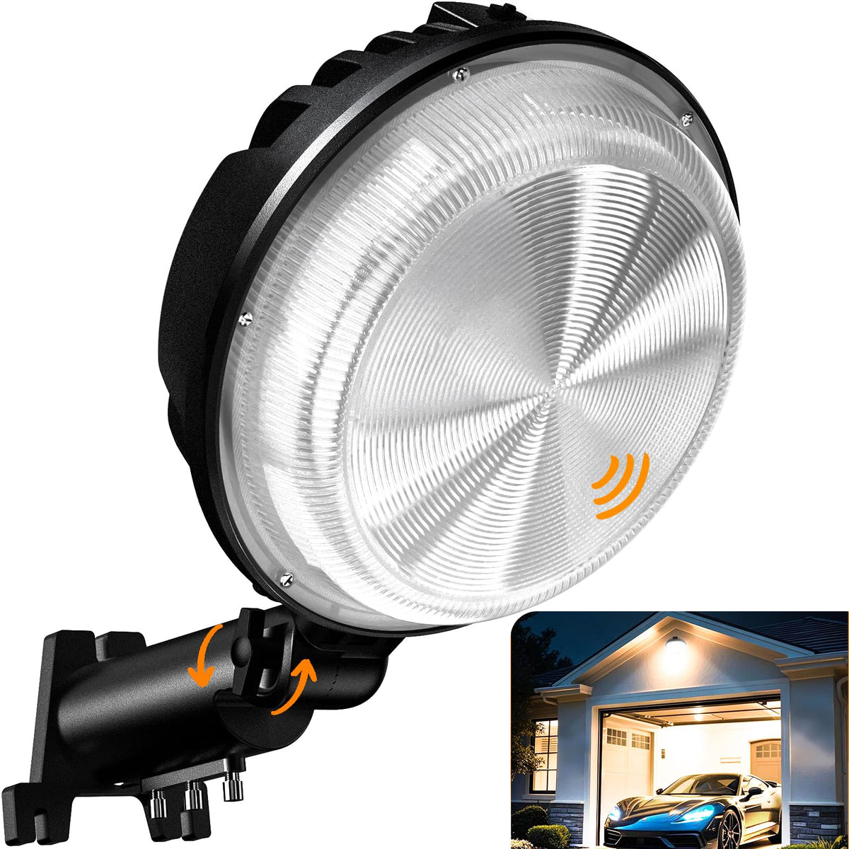 MOONTIP dusk-to-dawn light on a pole delivers hands-free security illumination.