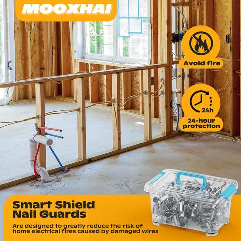 MooxHAI 1-1/8 inch diameter guard aligned with board edge for reliable protection.