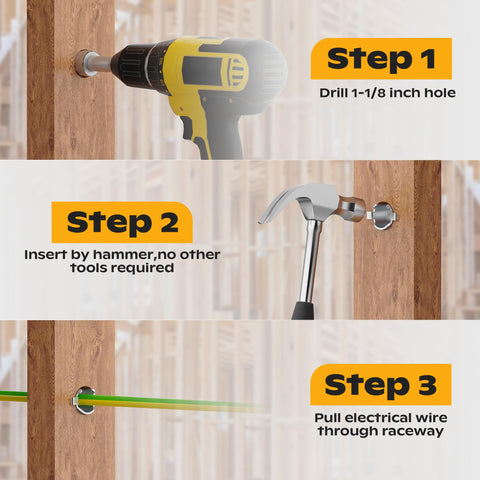 MooxHAI nail guard installed on a wood column showing versatile application.