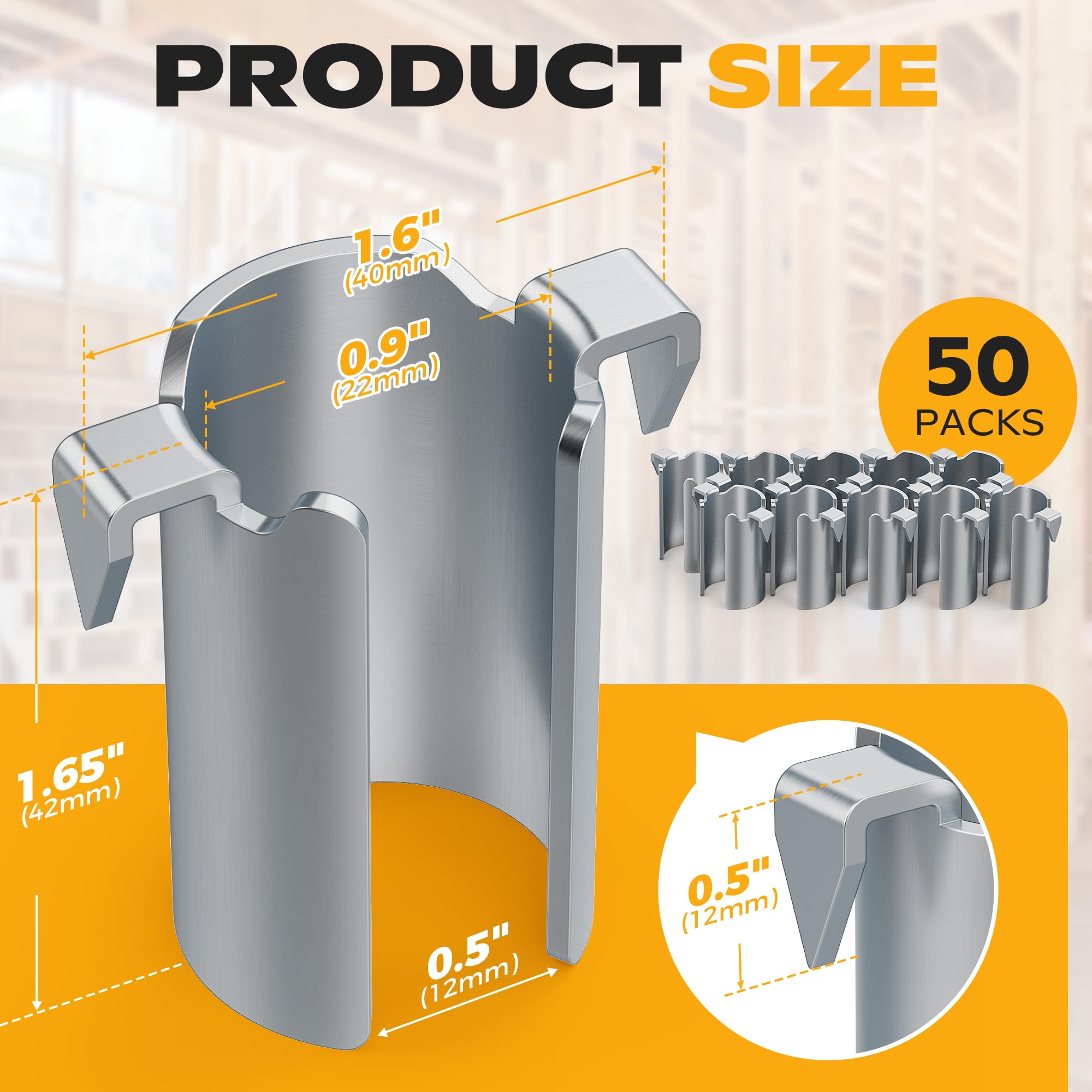 MooxHAI packaging opened to show cylindrical guards for studs, enabling quick, secure wiring.