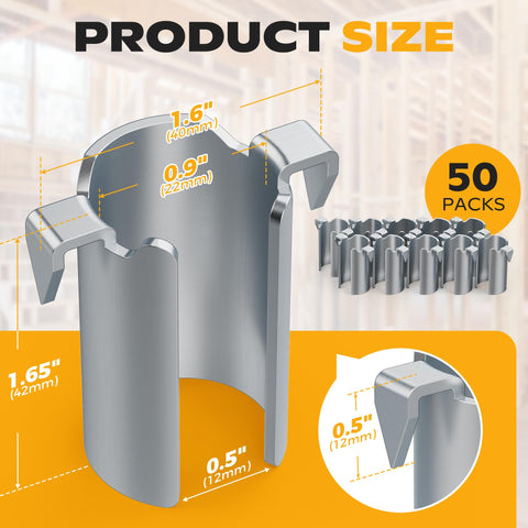 MooxHAI packaging opened to show cylindrical guards for studs, enabling quick, secure wiring.