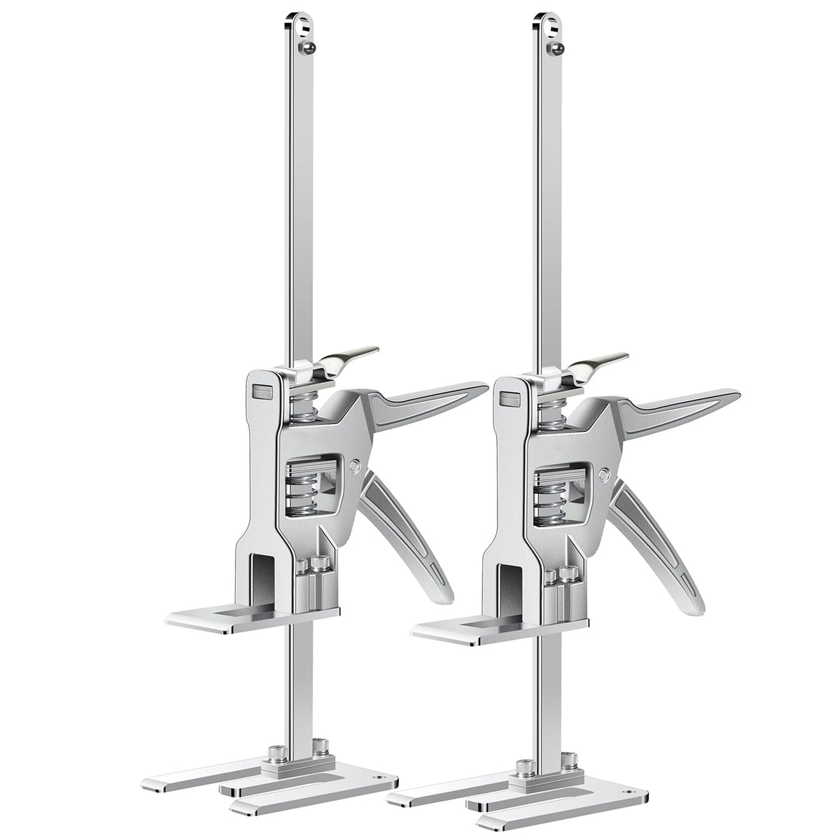 Moozies labor-saving arm jack 2-pack handle close-up showing sturdy grip for precise positioning.