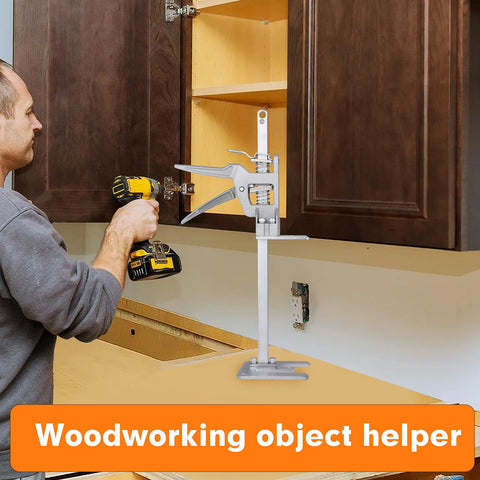 Moozies labor-saving arm jack 2-pack height adjustment for precise alignment during lifts.