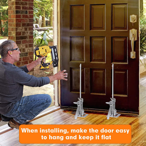 Moozies labor-saving arm jack 2-pack load capacity in twin setup enables heavier items.