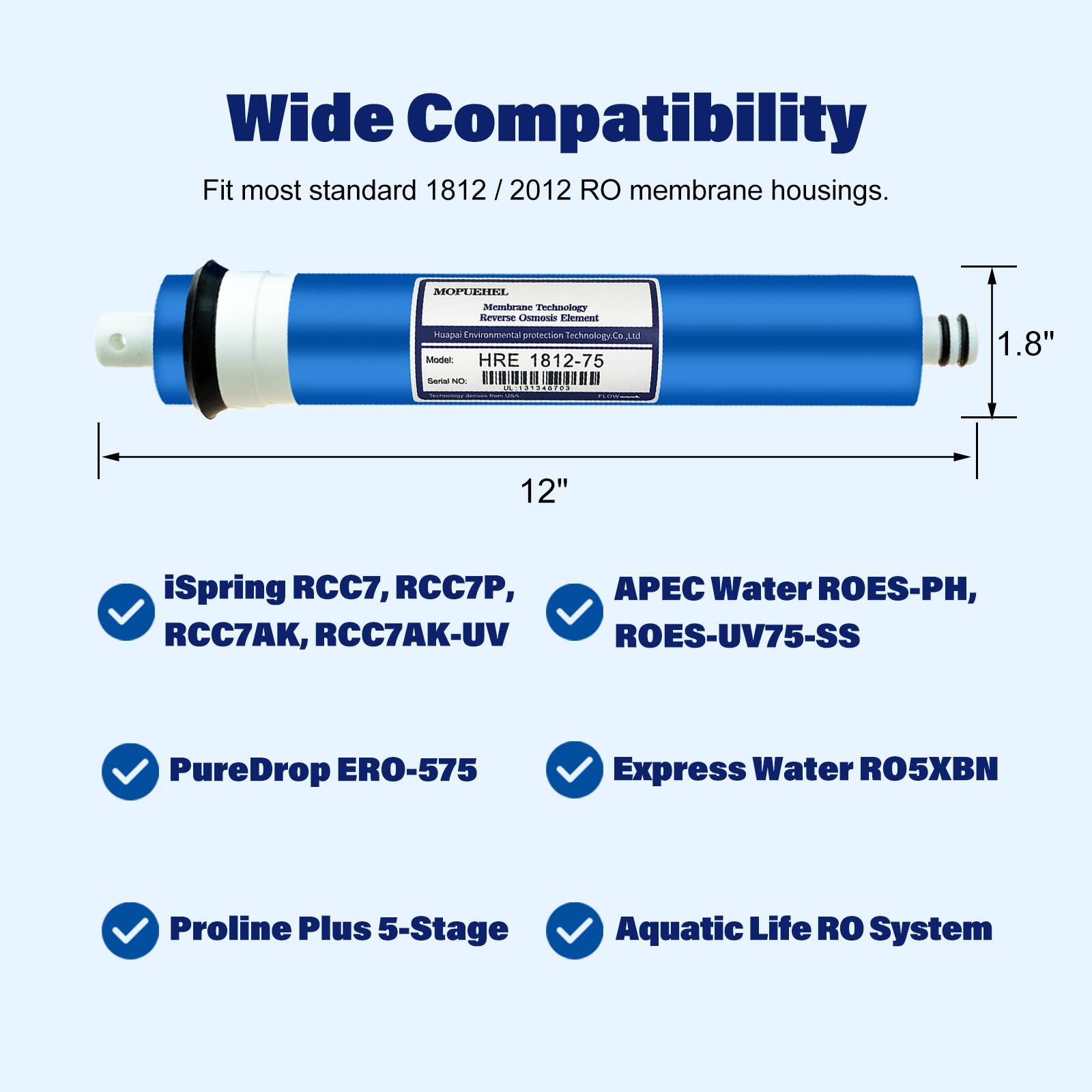 Polyamide thin-film composite construction for reliable filtration.