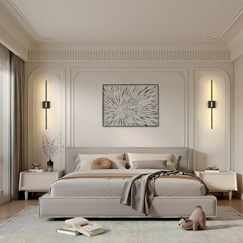 Morauroral sconce ideal for bedside or artwork lighting.
