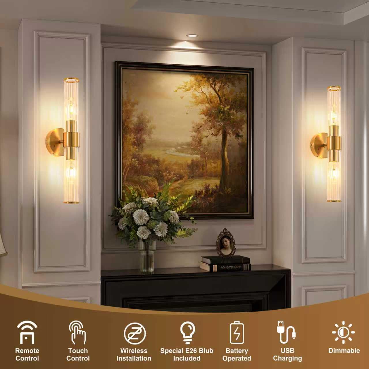 Morauroral brushed-gold finish close-up highlights durable metal body.