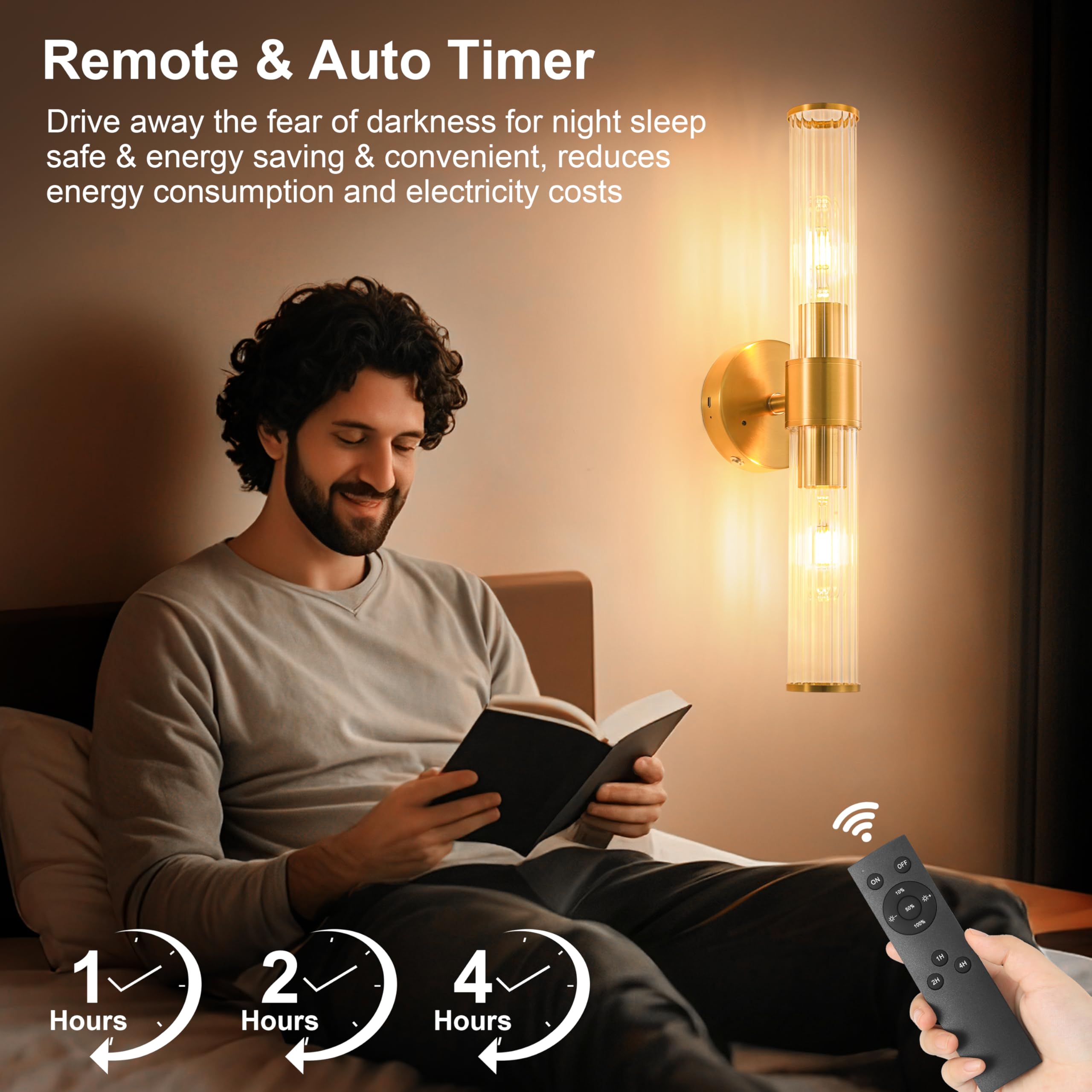 Morauroral complete package includes remote, cable, and mounting hardware.